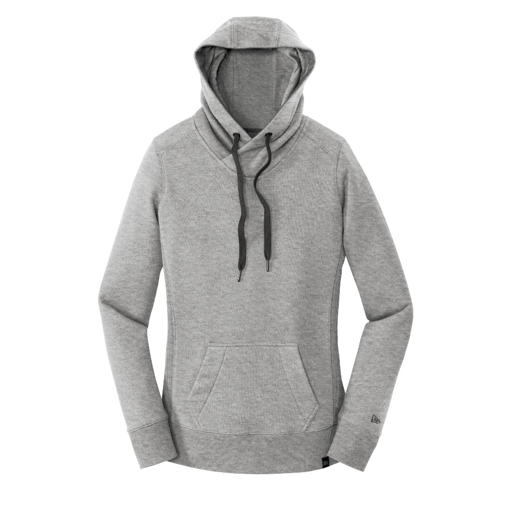 New Era® Women's French Terry Pullover Hoodie - Light Graphite Twist
