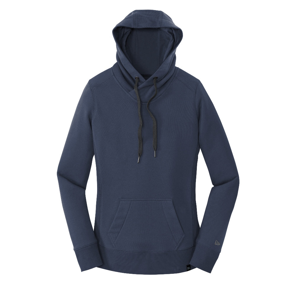 New Era® Women's French Terry Pullover Hoodie - True Navy