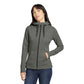 New Era® Women's French Terry Full-Zip Hoodie - Black Twist