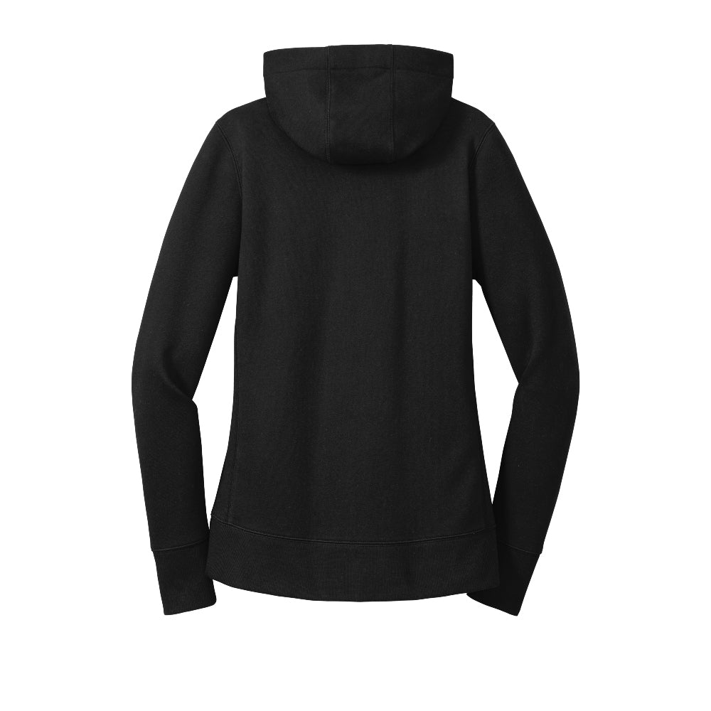 New Era® Women's French Terry Full-Zip Hoodie - Black