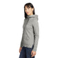 New Era® Women's French Terry Full-Zip Hoodie - Light Graphite Twist
