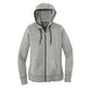 New Era® Women's French Terry Full-Zip Hoodie - Light Graphite Twist