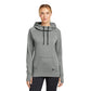 New Era® Women's Tri-Blend Fleece Pullover Hoodie - Shadow Grey Heather