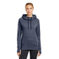 New Era® Women's Tri-Blend Fleece Pullover Hoodie - True Navy Heather