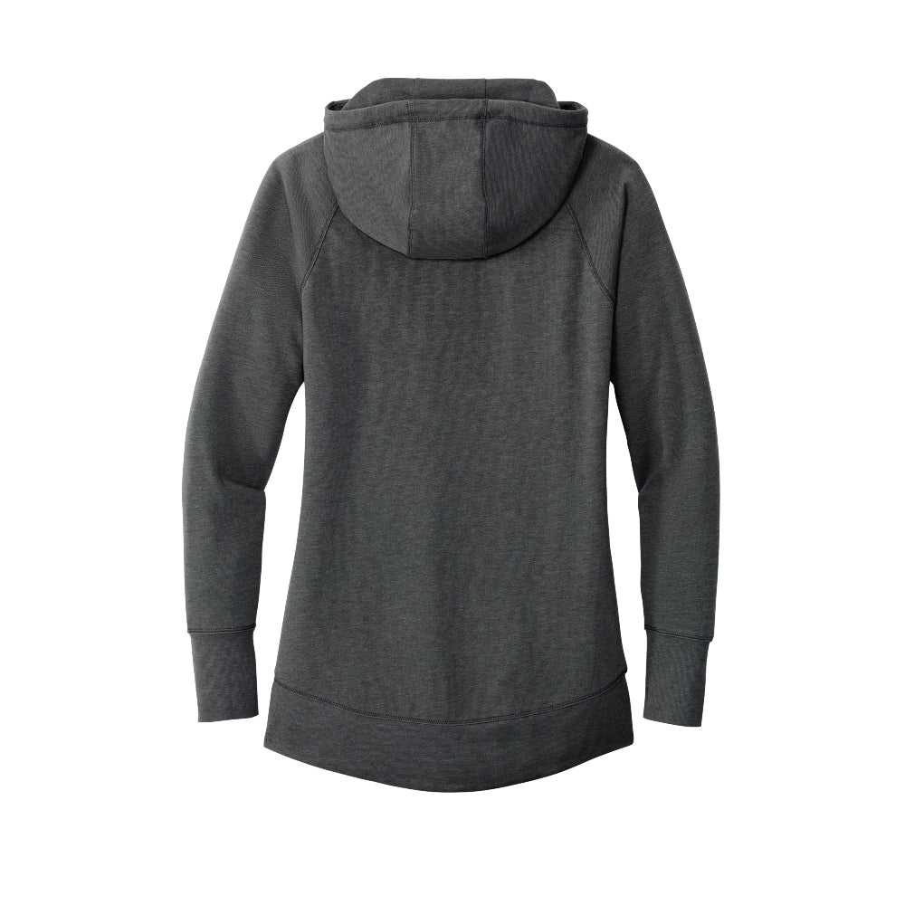 New Era® Women's Tri-Blend Fleece Pullover Hoodie - Black Heather