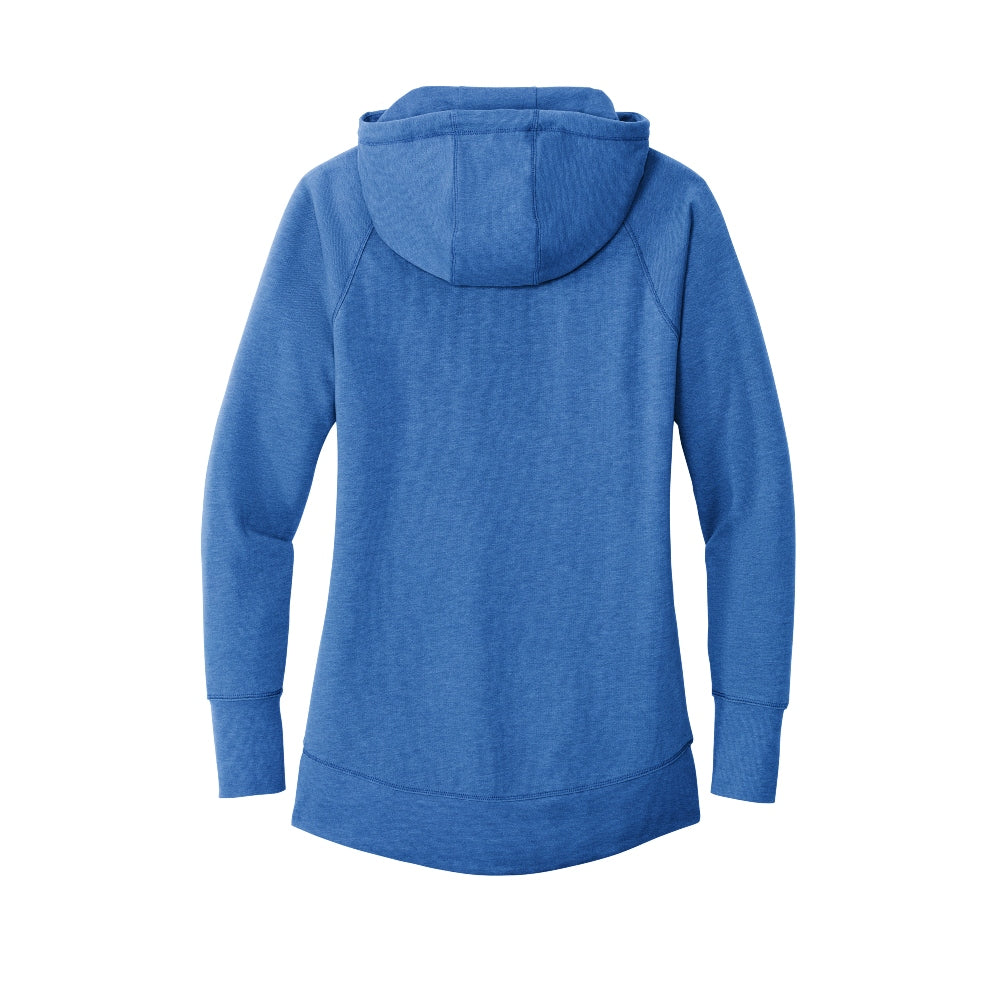 New Era® Women's Tri-Blend Fleece Pullover Hoodie - Royal Heather