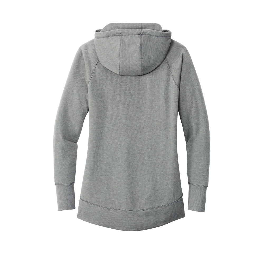 New Era® Women's Tri-Blend Fleece Pullover Hoodie - Shadow Grey Heather
