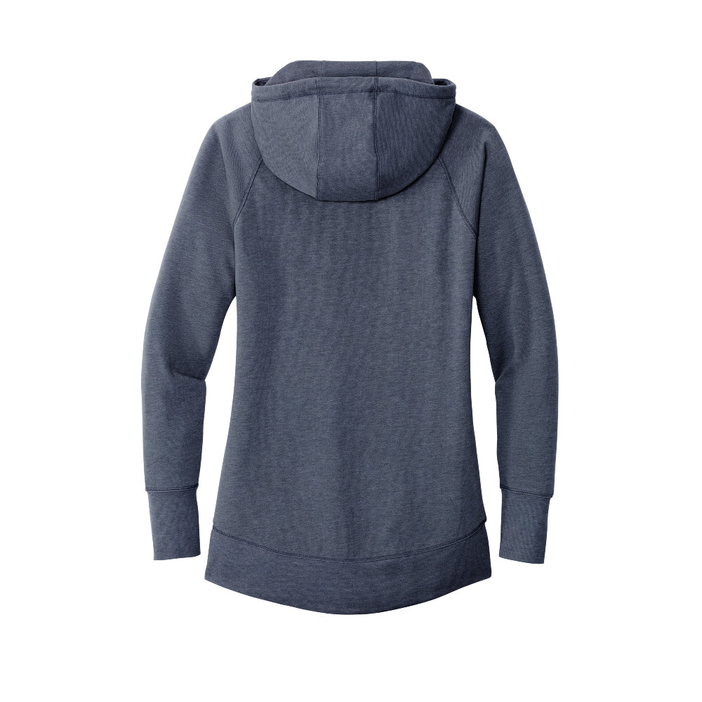 New Era® Women's Tri-Blend Fleece Pullover Hoodie - True Navy Heather