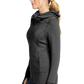 New Era® Women's Tri-Blend Fleece Full-Zip Hoodie - Black Heather