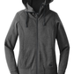 New Era® Women's Tri-Blend Fleece Full-Zip Hoodie - Black Heather