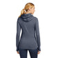 New Era® Women's Tri-Blend Fleece Full-Zip Hoodie - True Navy Heather