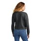 New Era® Women's Tri-Blend Fleece Crop Crew - Black Heather