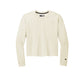 New Era® Women's Tri-Blend Fleece Crop Crew - Soft Beige