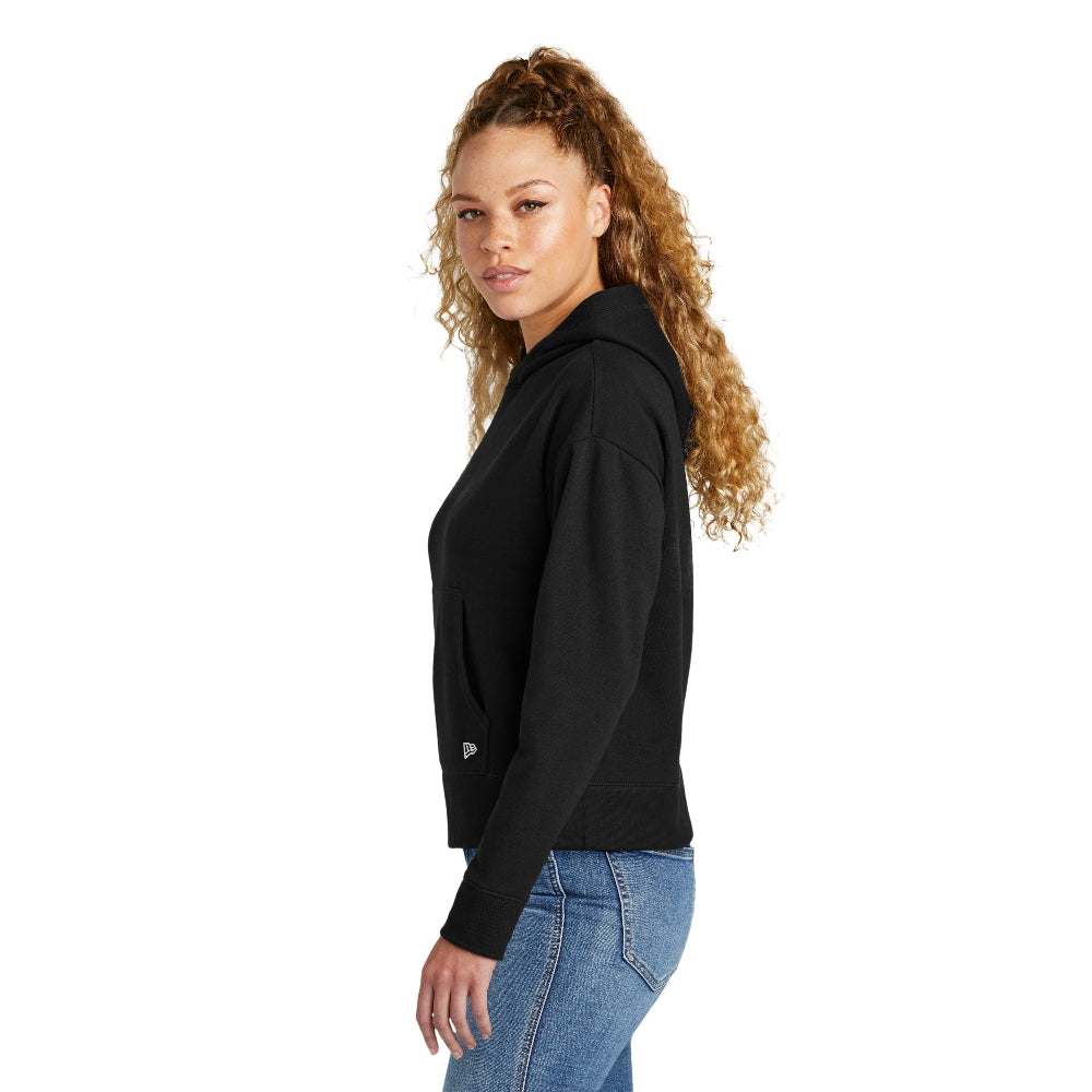 New Era® Women's Comeback Fleece Pullover Hoodie - Black