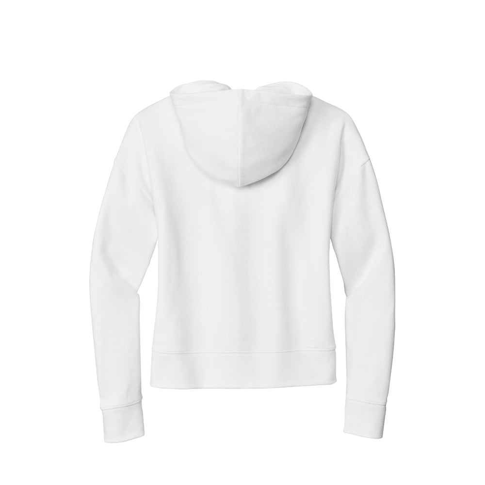 New Era® Women's Comeback Fleece Pullover Hoodie - White