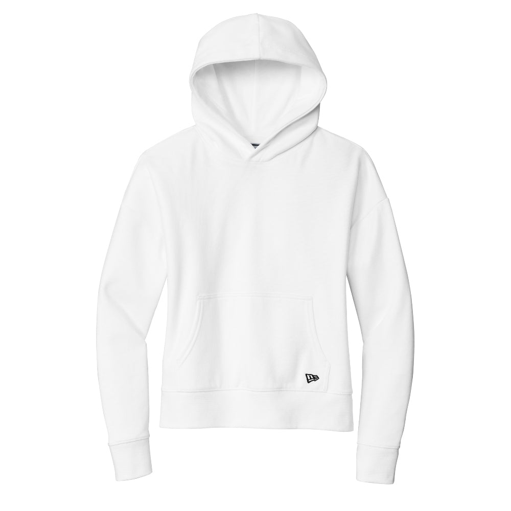 New Era® Women's Comeback Fleece Pullover Hoodie - White