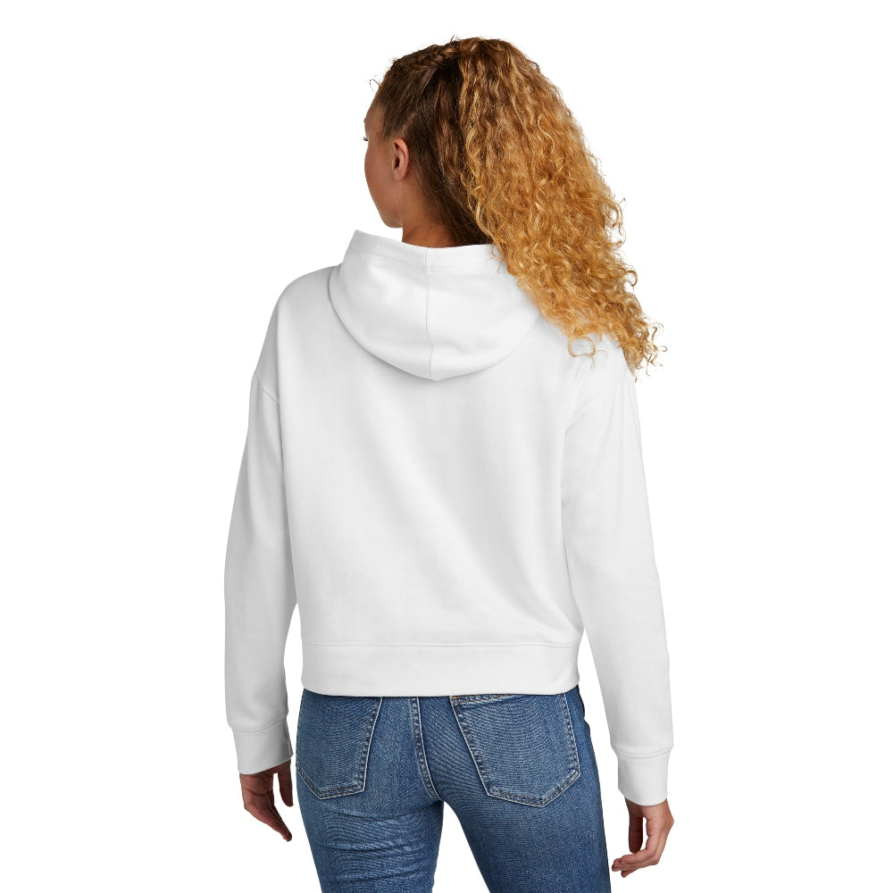 New Era® Women's Comeback Fleece Pullover Hoodie - White