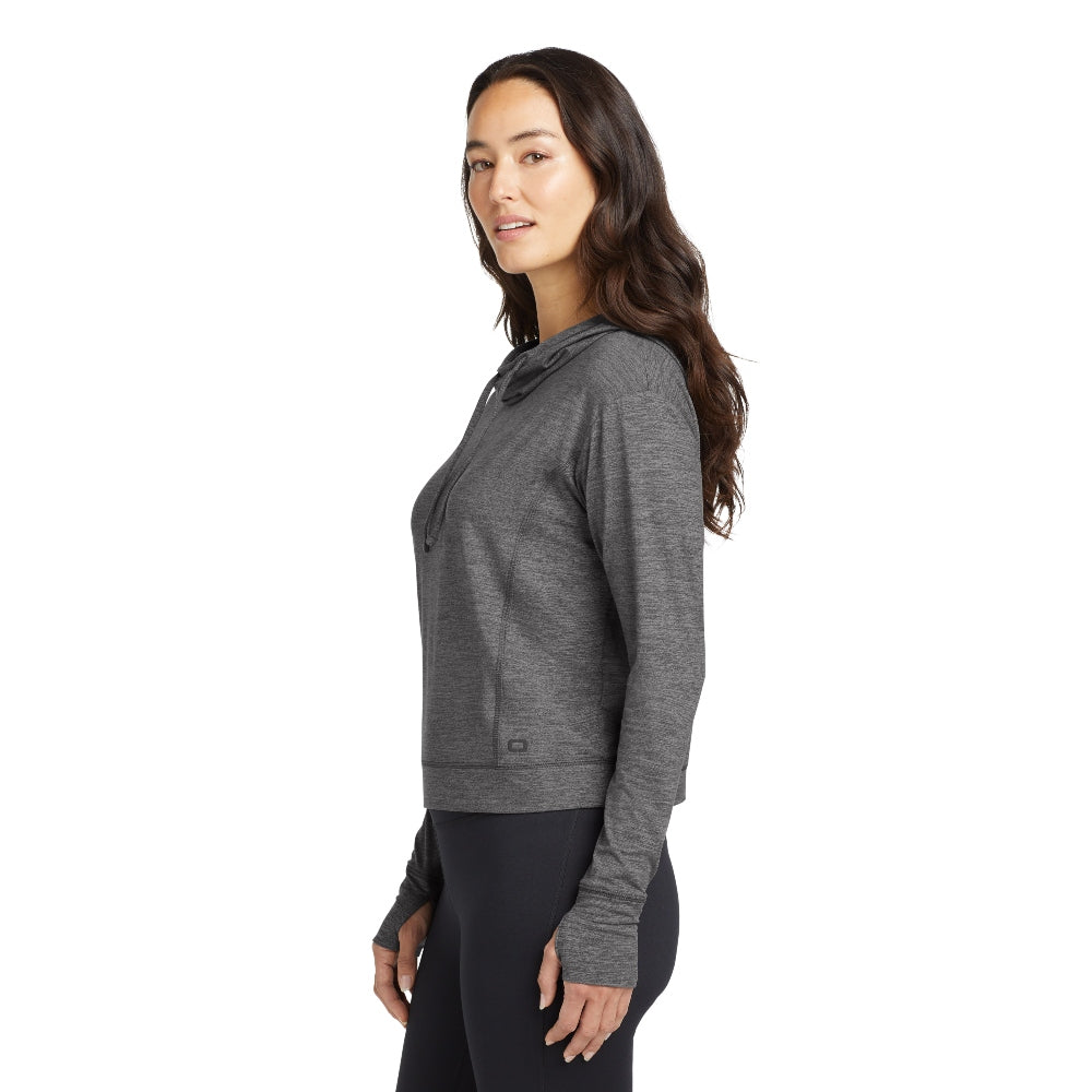 OGIO® Women's Force Hoodie - Gear Grey Heather