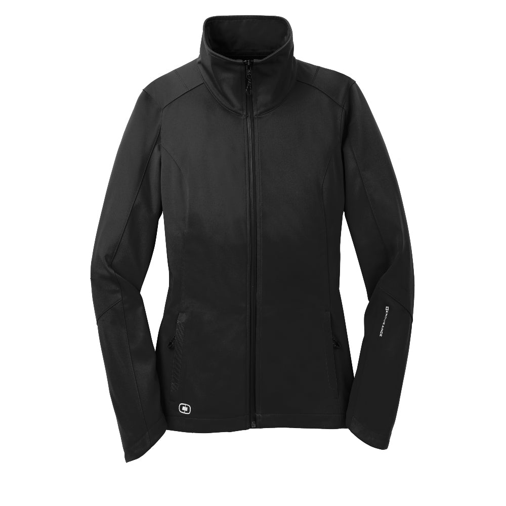 OGIO® Women's Crux Soft Shell - Blacktop