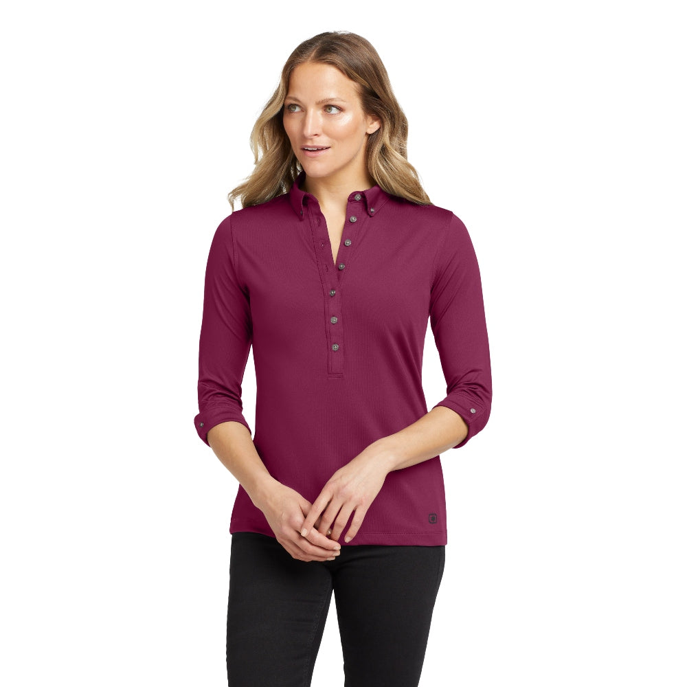 OGIO® Women’s Gauge Polo - Berry Bust