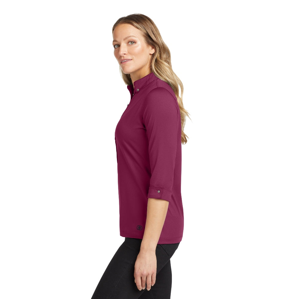 OGIO® Women’s Gauge Polo - Berry Bust