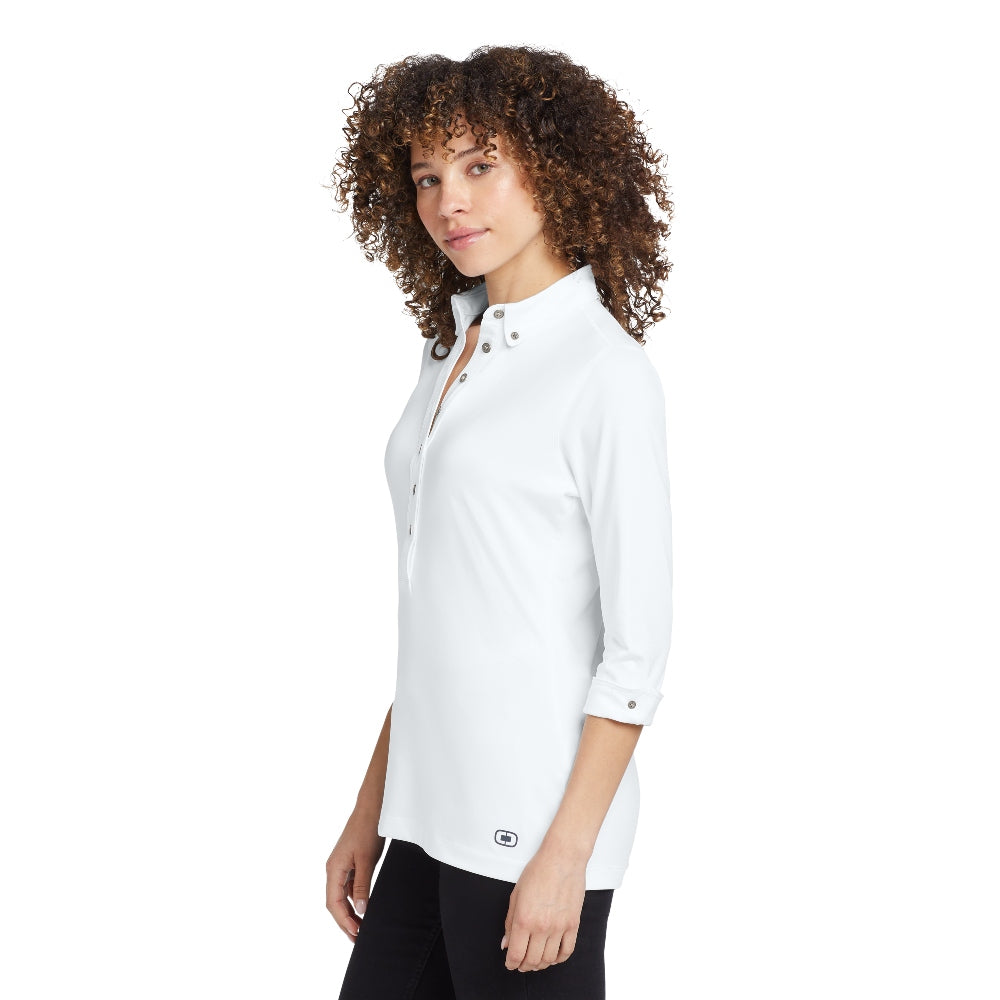 OGIO® Women’s Gauge Polo - White