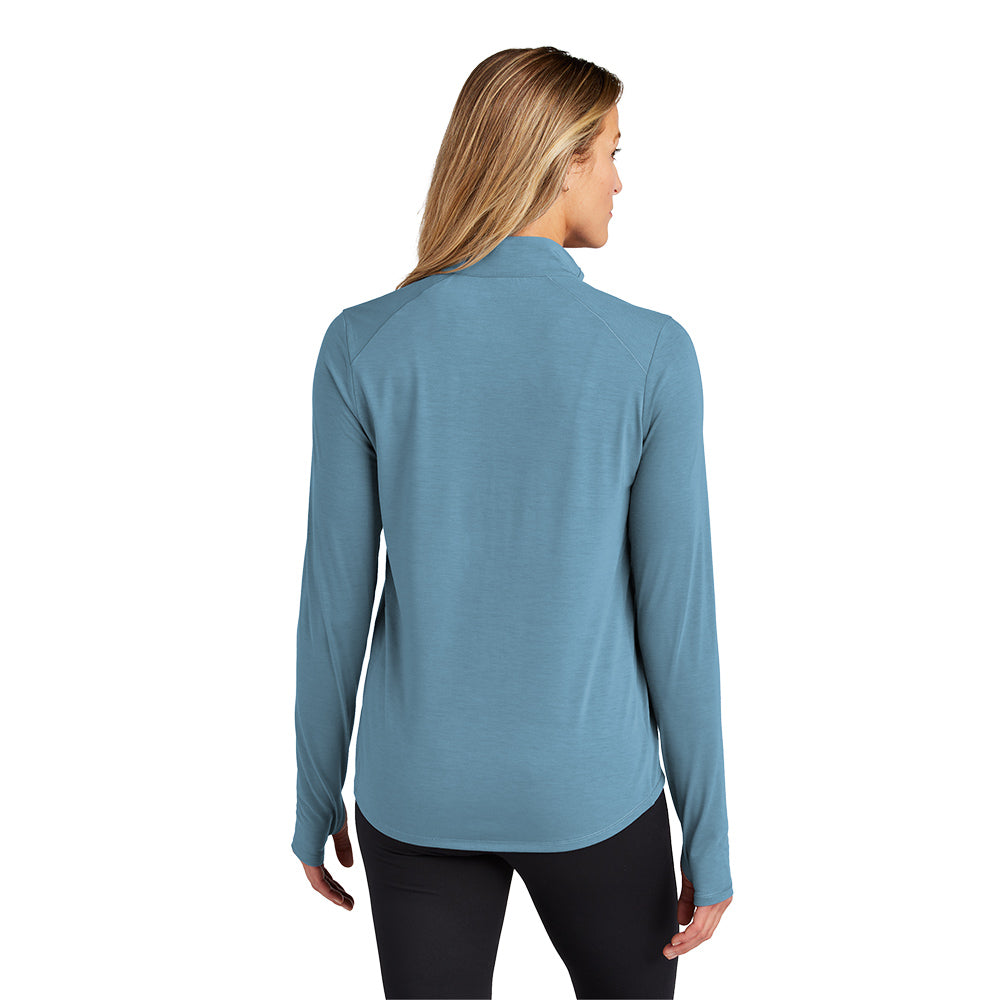 OGIO Ladies Motion 1/4-Zip Pullover - Blue Mist