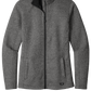 OGIO ® Women's Grit Fleece Jacket - Diesel Grey Heather