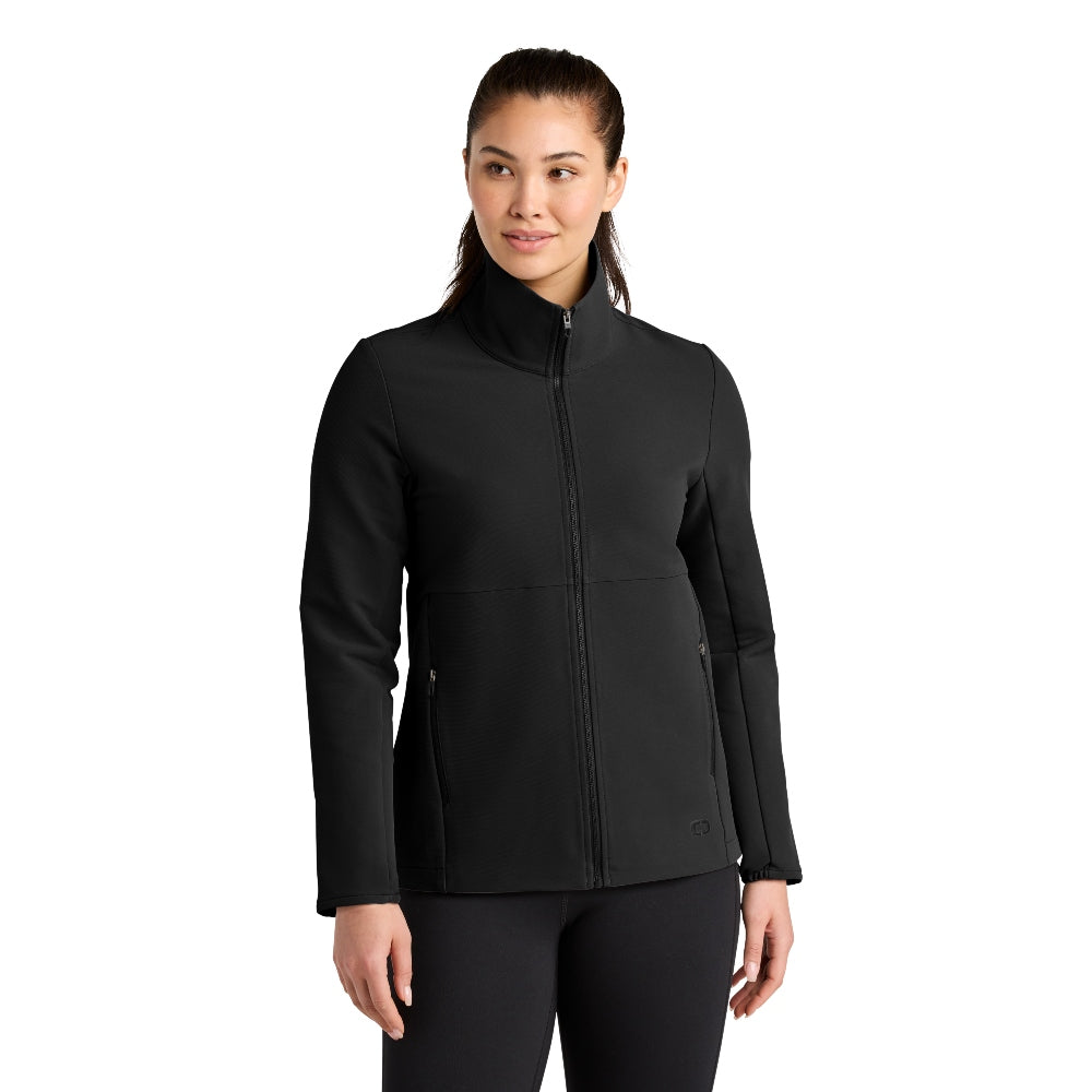 OGIO® Women’s Kinetic Soft Shell - Blacktop