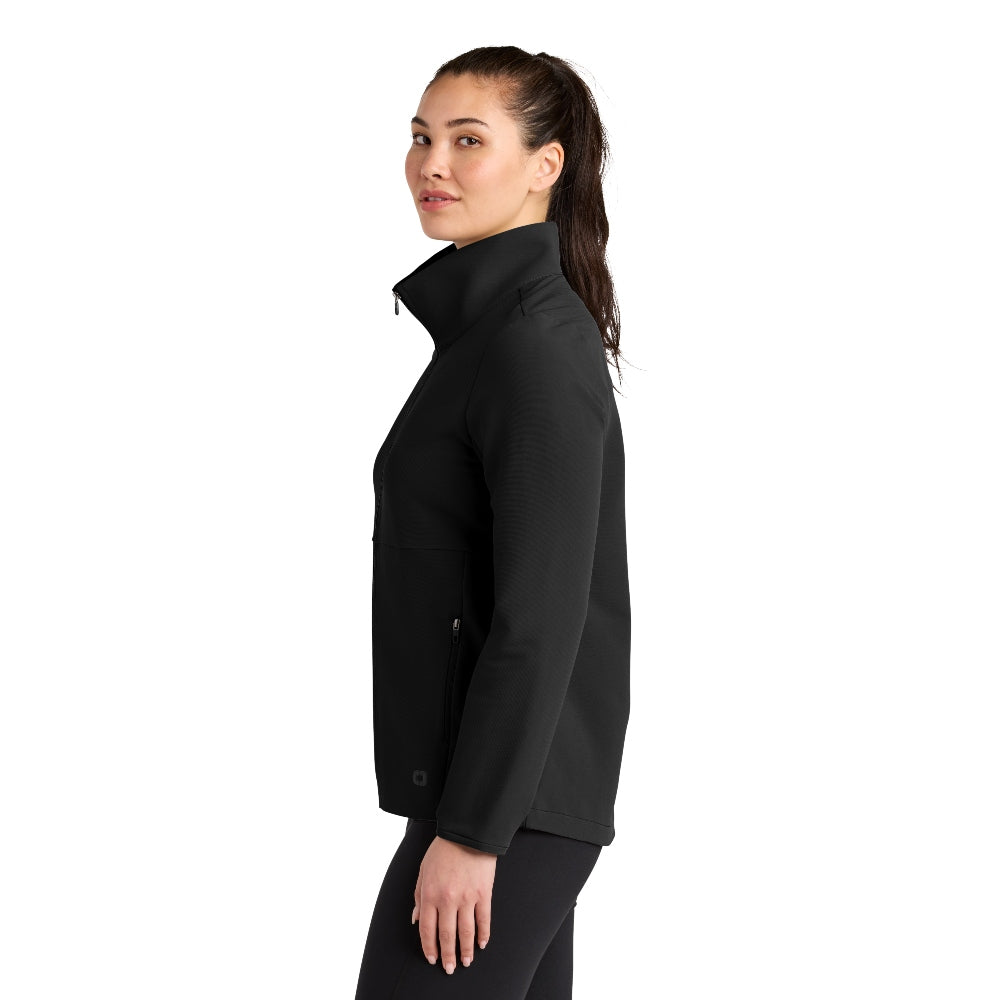 OGIO® Women’s Kinetic Soft Shell - Blacktop