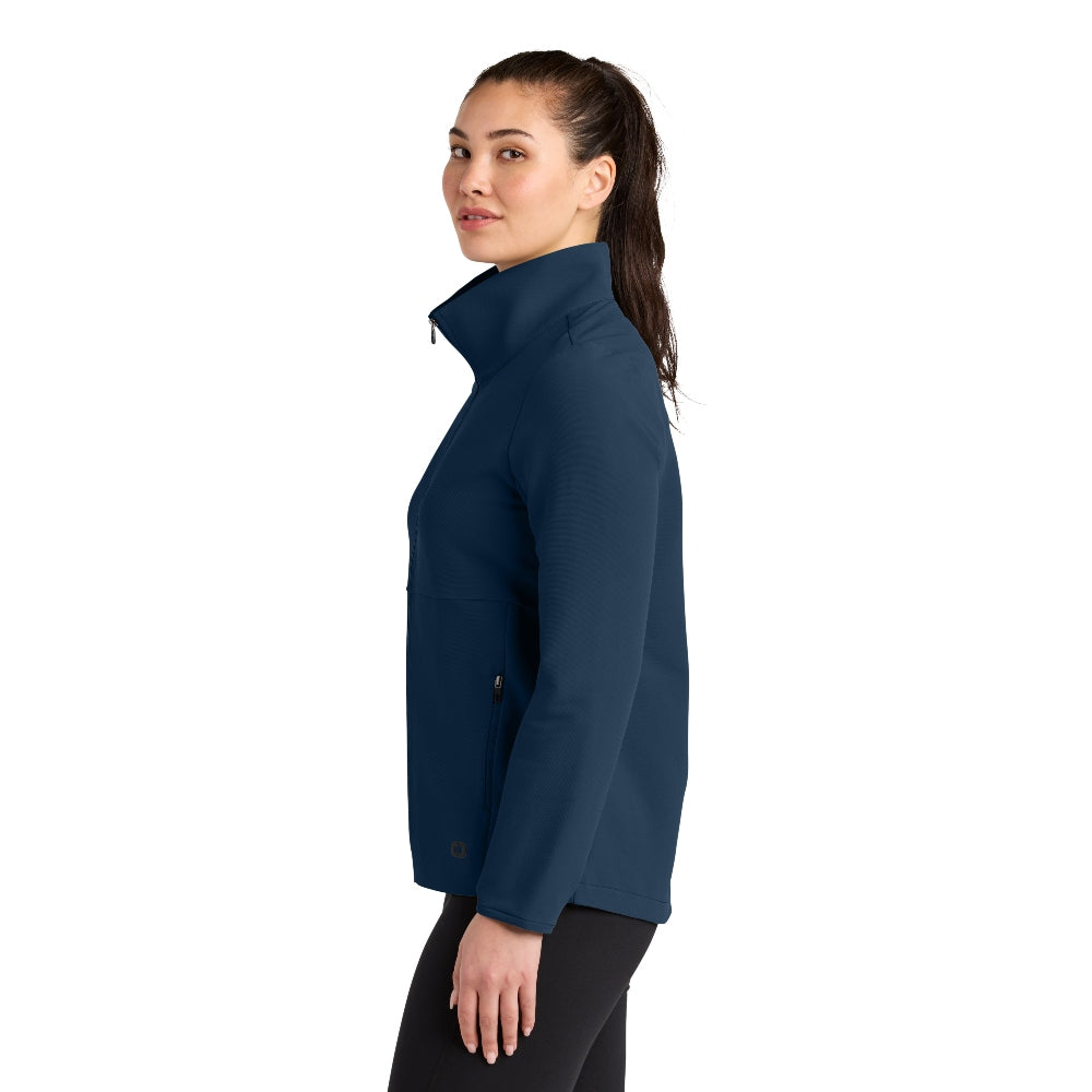 OGIO® Women’s Kinetic Soft Shell - River Blue Navy