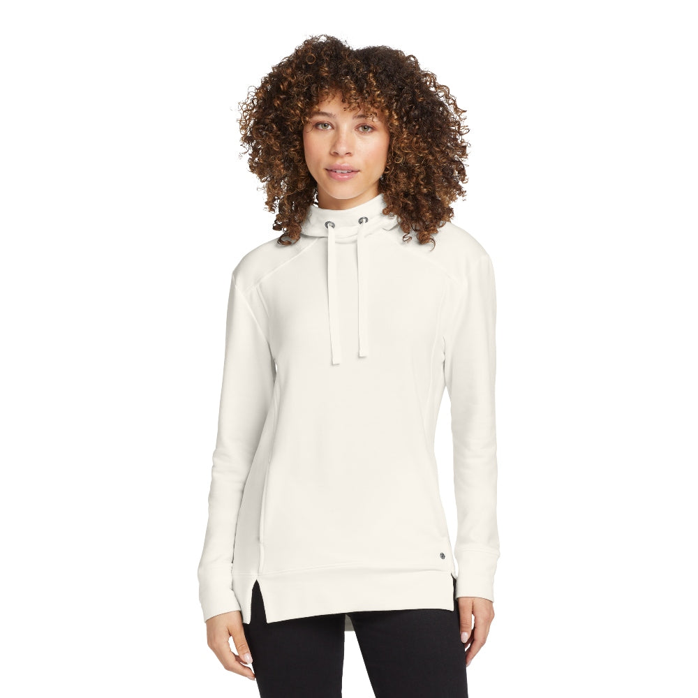 OGIO® Women's Luuma Pullover Fleece Hoodie - Ivory Snow
