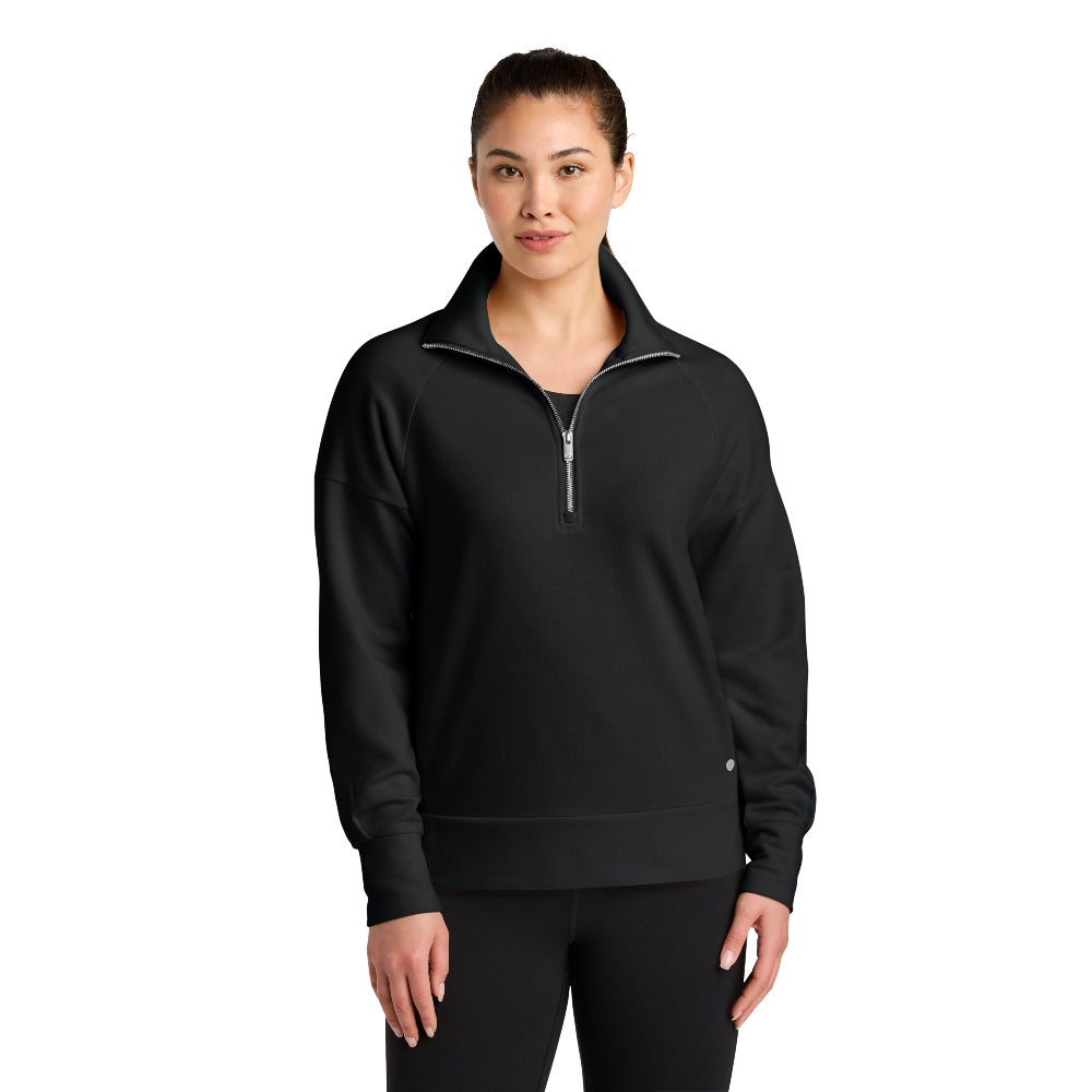 OGIO® Women’s Luuma 1/2-Zip - Blacktop