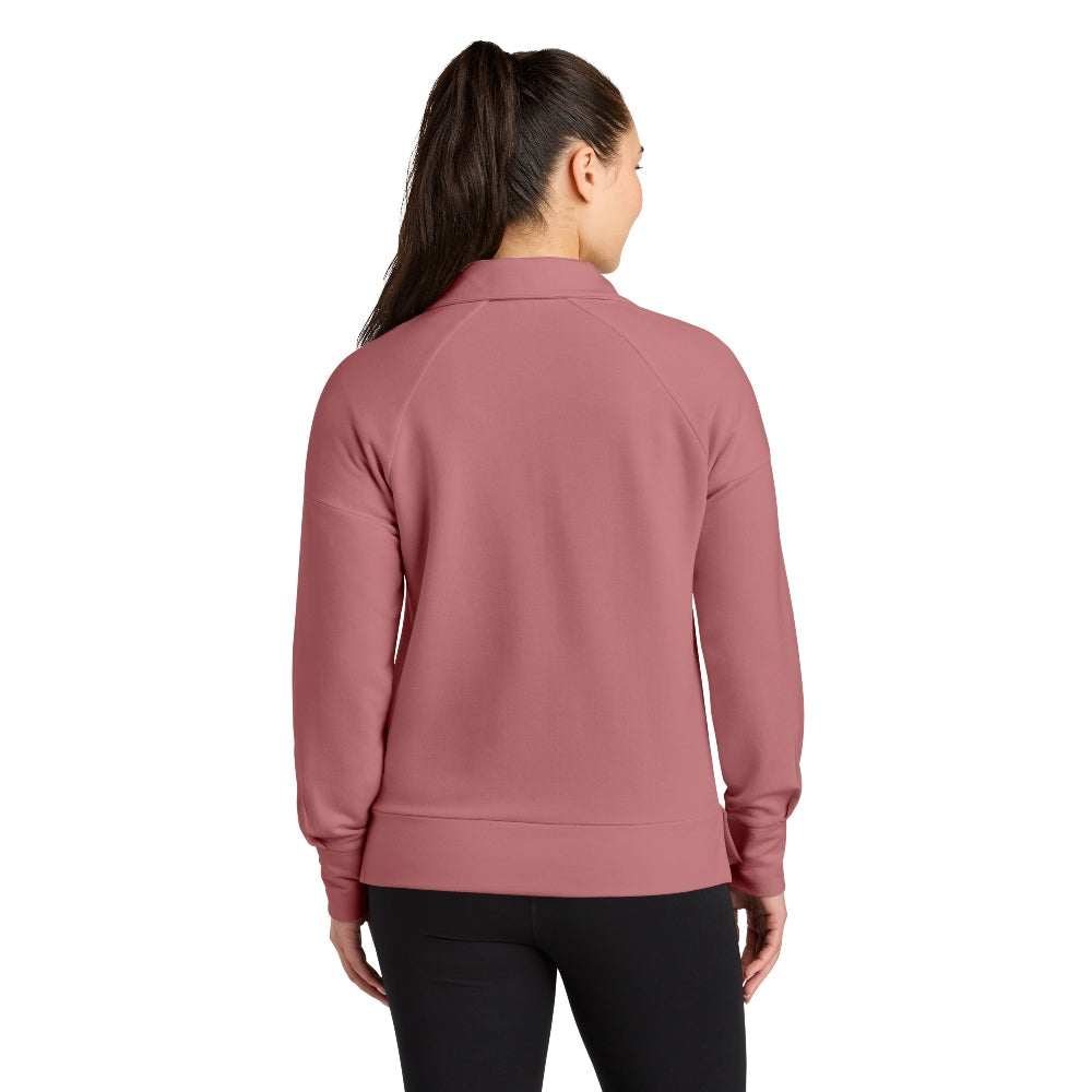 OGIO® Women’s Luuma 1/2-Zip - Desert Pink