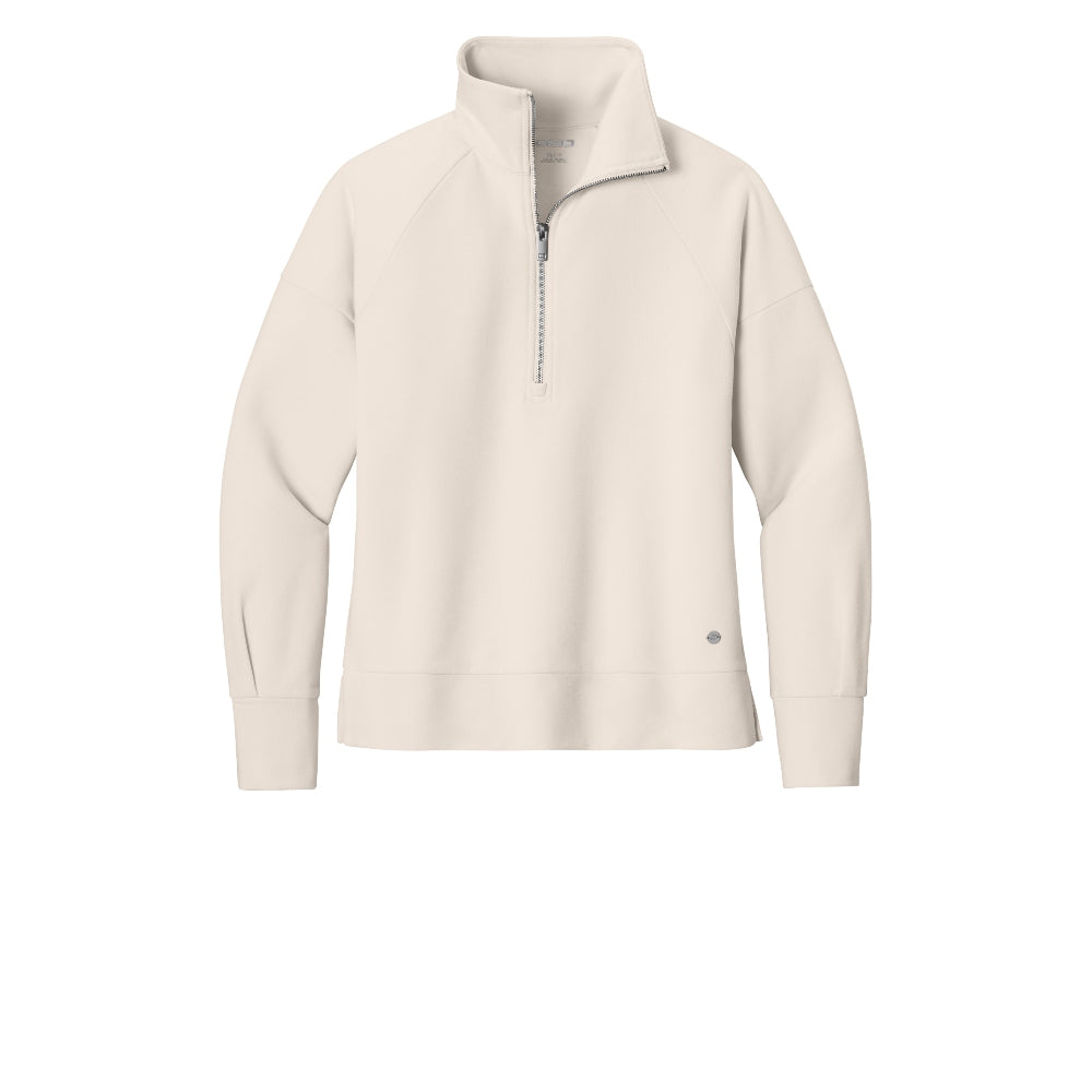 OGIO® Women’s Luuma 1/2-Zip - Light Suede