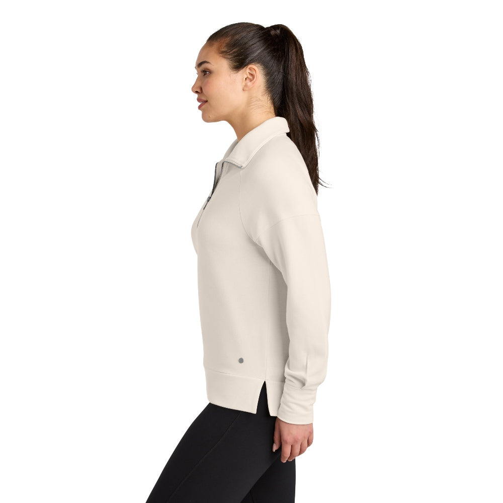 OGIO® Women’s Luuma 1/2-Zip - Light Suede