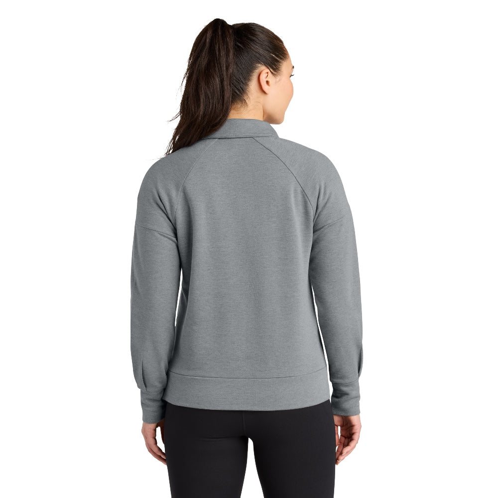 OGIO® Women’s Luuma 1/2-Zip - Petro Grey Heather