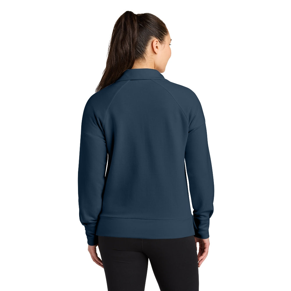 OGIO® Women’s Luuma 1/2-Zip - River Blue Navy