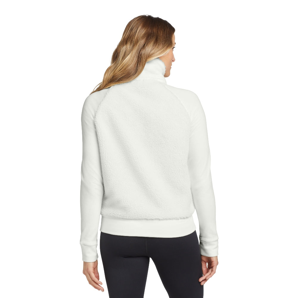 OGIO® Women's Luuma Sherpa Full-Zip - Ivory Snow