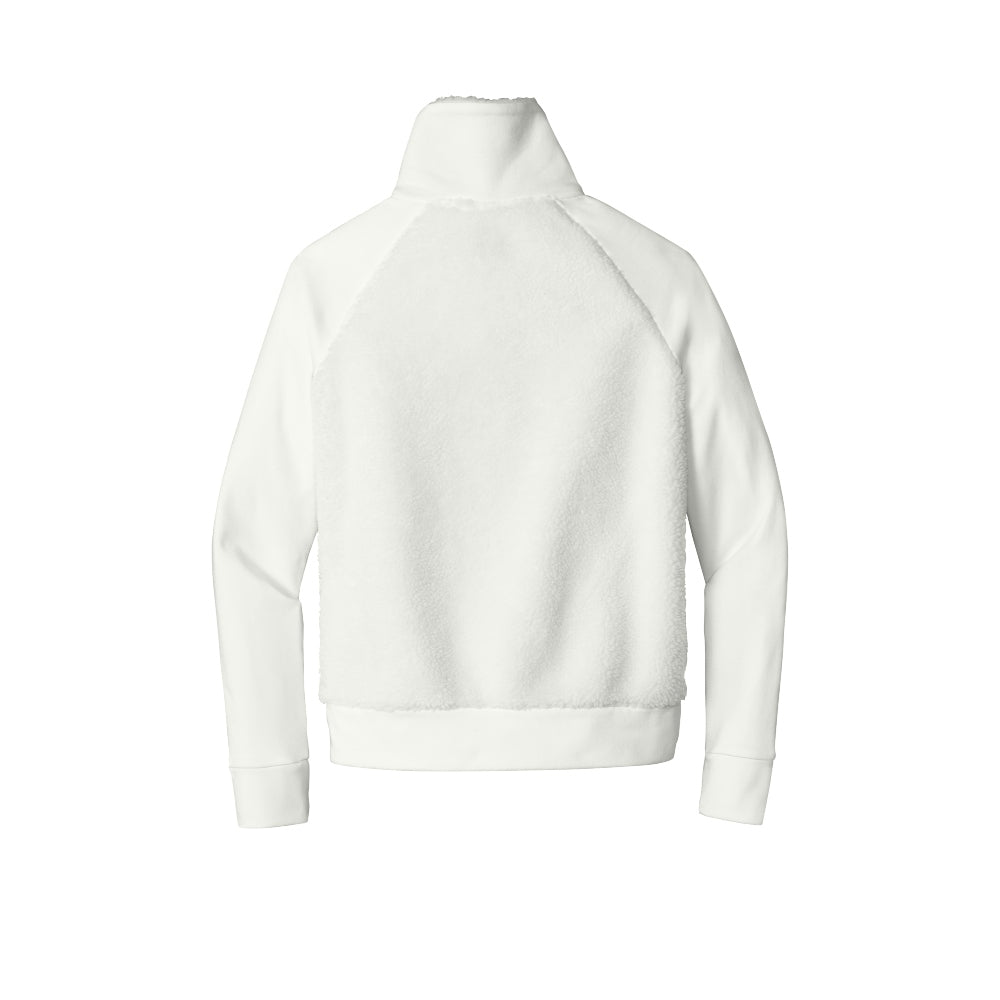 OGIO® Women's Luuma Sherpa Full-Zip - Ivory Snow