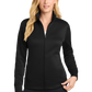 Sport-Tek® Women's Sport-Wick® Fleece Full-Zip Jacket - Black