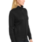 Sport-Tek® Women's Sport-Wick® Fleece Full-Zip Jacket - Black
