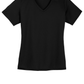 Sport-Tek® Women's PosiCharge® RacerMesh® V-Neck Tee - Black