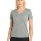 Sport-Tek® Women's PosiCharge® RacerMesh® V-Neck Tee - Grey Heather