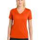 Sport-Tek® Women's PosiCharge® RacerMesh® V-Neck Tee - Neon Orange