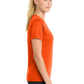 Sport-Tek® Women's PosiCharge® RacerMesh® V-Neck Tee - Neon Orange