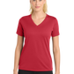 Sport-Tek® Women's PosiCharge® RacerMesh® V-Neck Tee - True Red