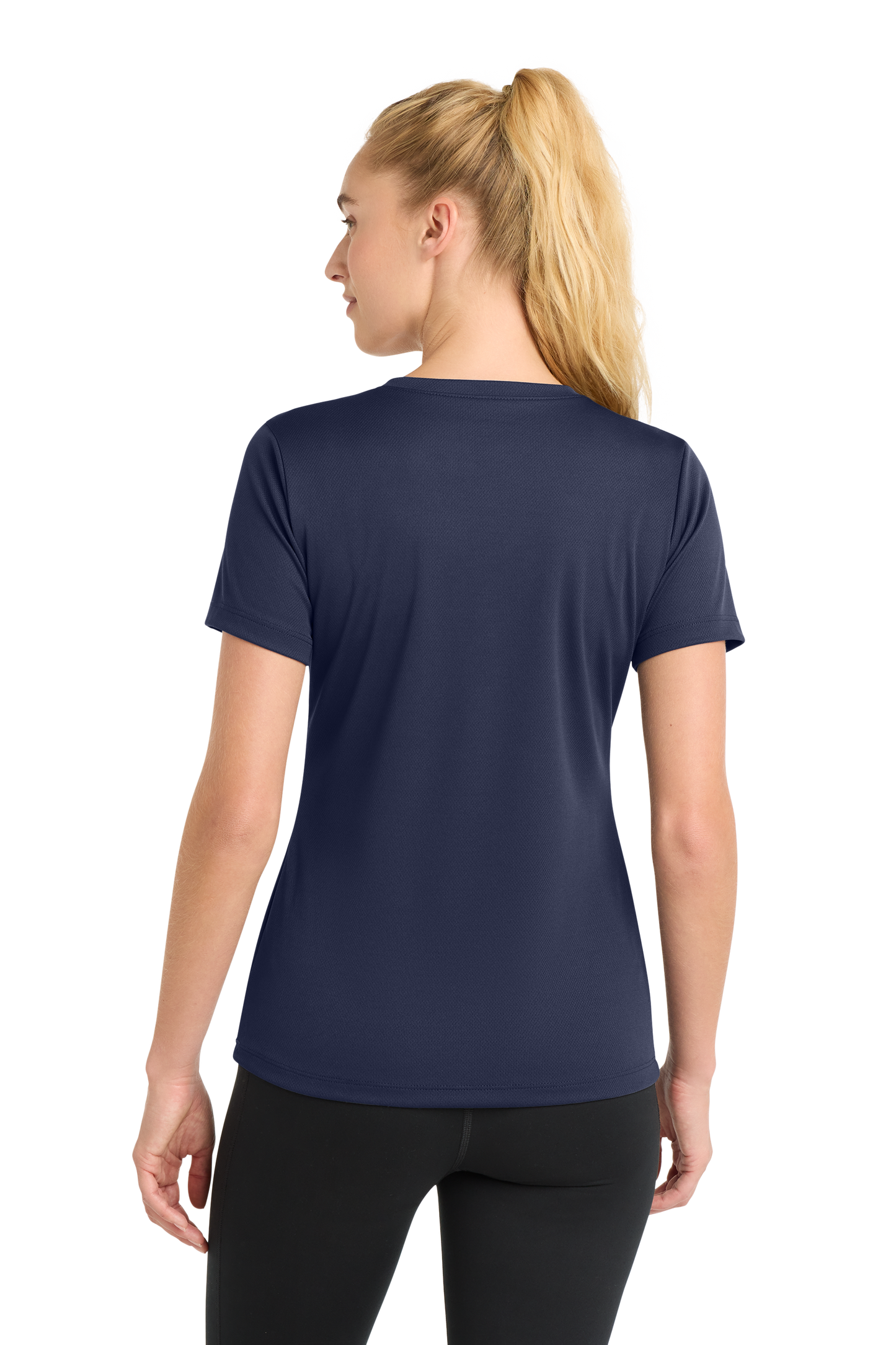 Sport-Tek® Women's PosiCharge® RacerMesh® V-Neck Tee - True Navy
