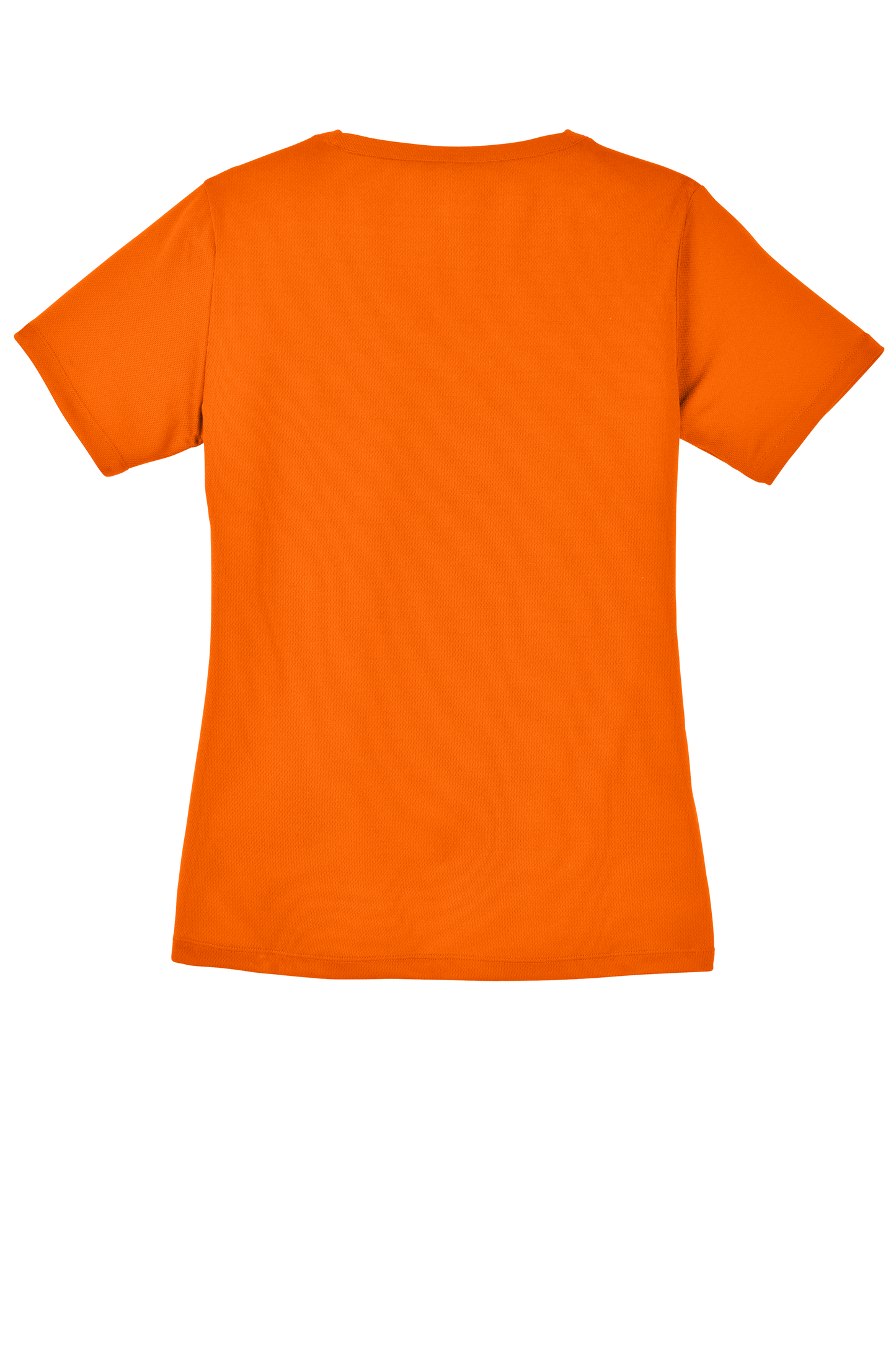 Sport-Tek® Women's PosiCharge® RacerMesh® V-Neck Tee - Neon Orange