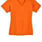 Sport-Tek® Women's PosiCharge® RacerMesh® V-Neck Tee - Neon Orange